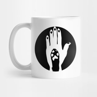 Dogmom (black-transparent) Mug